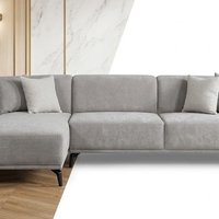 Modern Light Grey Sectional