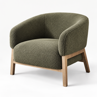 Olive Boucle Chair