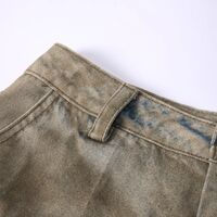מכנסי Baggy ווש וינטג' לגבר – בז' מעושן