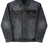 ג׳קט ג׳ינס Black Pattern