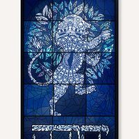 Tribe of Judah – The Majestic Lion in Royal Blue