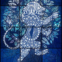 Tribe of Judah – The Majestic Lion in Royal Blue