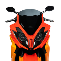 Malossi SPORT Dark Smoke – משקף ספורט כהה ל־Kymco Downtown 350 ABS 2016–2024