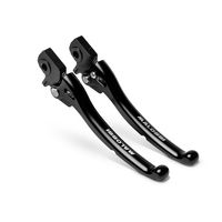 Malossi – קיט ידיות בלם מתכווננות שחורות ל־Vespa GTS 310 משנת 2025