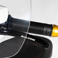 Malossi – קיט ידיות בלם מתכווננות שחורות ל־Vespa GTS 310 משנת 2025