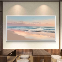 תמונת נוף ים יוקרתית לסלון בעיצוב מרגיע