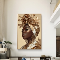 תמונת קנבס בעיצוב פורטרט נשי עוצמתי