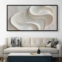 תמונת קנבס לסלון/חדר שינה | זרימה שקטה | דגם - CR8853