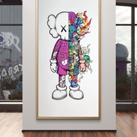 תמונת קנבס לאורך KAWS 