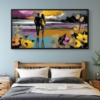 תמונת קנבס גדולה רומנטית מבית תכשיט לבית