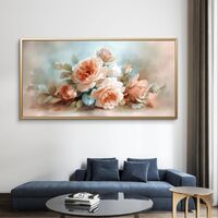 תמונת פרחים מודרנית לרוחב עם רקע בהיר ואווירה אלגנטית.