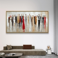 תמונת קיר אלגנטית בגווני שמנת ואדום מבית תכשיט לבית