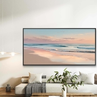 תמונת נוף ים יוקרתית לסלון בעיצוב מרגיע