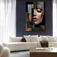 אמנות קנבס יוקרתית לסלון מבית תכשיט לבית