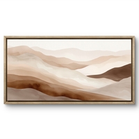 קנבס יוקרתי לסלון עם עיצוב נוף רגוע ומינימליסטי