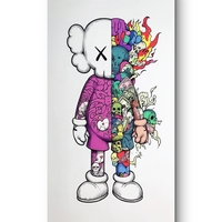 תמונת קנבס לאורך KAWS 