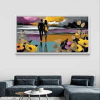 תמונת אהבה מודרנית להדפסה חלקה לא תבליט