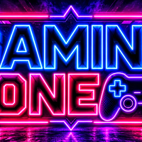 תמונת קנבס GAMING ZONE בניאון | דגם GA7773