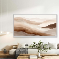 קנבס יוקרתי לסלון עם עיצוב נוף רגוע ומינימליסטי