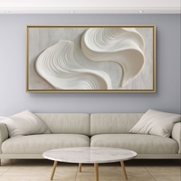 תמונת קנבס לסלון/חדר שינה | זרימה שקטה | דגם - CR8853