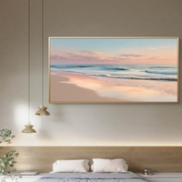 תמונת נוף ים יוקרתית לסלון בעיצוב מרגיע