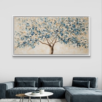 קנבס לרוחב עם עץ שלווה מבית תכשיט לבית