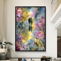 תמונת קיר קנבס רומנטית לסלון