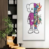 תמונת קנבס לאורך KAWS 
