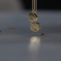 שרשרת ירח מלא תליון קטן