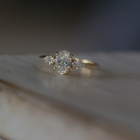 טבעת אמה יהלומי מעבדה