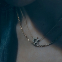 שרשרת תליון מגן דוד גדול