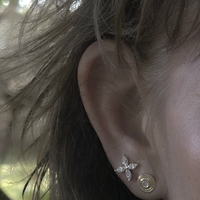 עגיל Lumina יהלומי מעבדה