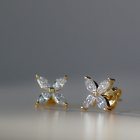 עגיל Lumina יהלומי מעבדה