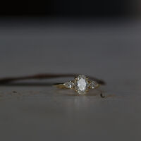 טבעת אמה יהלומי מעבדה