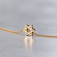 צמיד זהב מגן דוד קטן