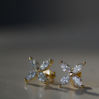 עגיל Lumina יהלומי מעבדה