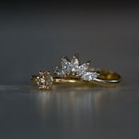 טבעת Galia יהלומי מעבדה