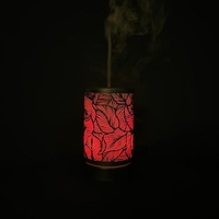 דפיוזר scentchips - מכשיר אדים קרים ריחני מנורת לילה דגם עלים