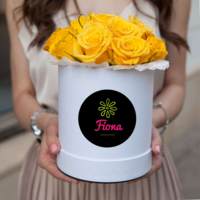 Parisian hatbox - Yellow Roses