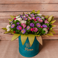 Flowers in hat box - 