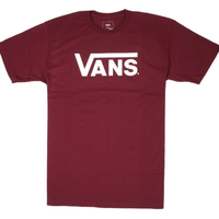 Vans - טי שירט לוגו קלאסית בבורדו