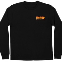 Thrasher - טי שירט שרוול ארוך Flame Dot
