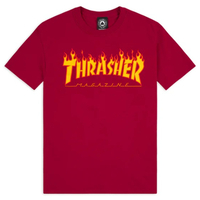 Thrasher - טי שירט לוגו באדום