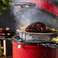 🔥 Kamado Joe Big Joe III – גריל קמאדו קרמי 24 אינץ' עם SlōRoller® ו־Divide & Conquer® תלת־מפלסי