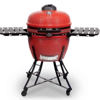 Kamado XL K24 Red/black - מעשנת קמאדו
