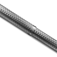 Smoke Tube Oval 7-12 צינור עישון טלסקופי לשבבי עץ-אובלי
