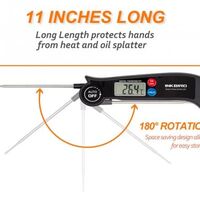 מד חום מזון דיגיטלי INKBIRD IHT-1P – מדחום נעץ נטען מהיר לבשר, גריל, מעשנה וטאבון