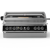 גריל גז בנוי Beefmaster Deluxe 6 Built-In | 6 מבערי Quad, רוטיסרי ואינפרא אדום