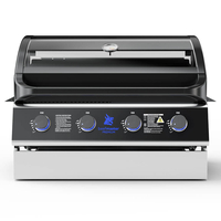 גריל גז בנוי Beefmaster Premium 4 Built-In | 4 מבערי Quad למטבח חוץ