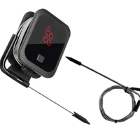 מד חום Bluetooth לבשר INKBIRD IBT-2X – כולל פרוב אחד לגריל, מעשנה וטאבון